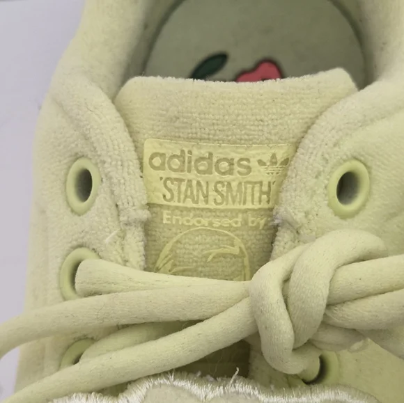 Adidas Stan Smith Always Original Yellow Floral Sneakers Women’s Sz 7 - Picture 4 of 16
